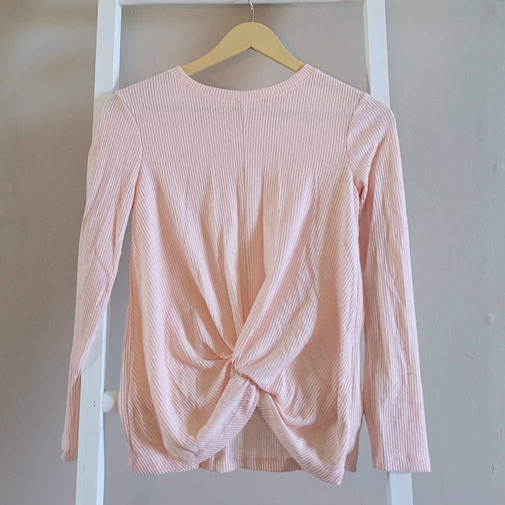 Pink cat and jack long sleeve, size large